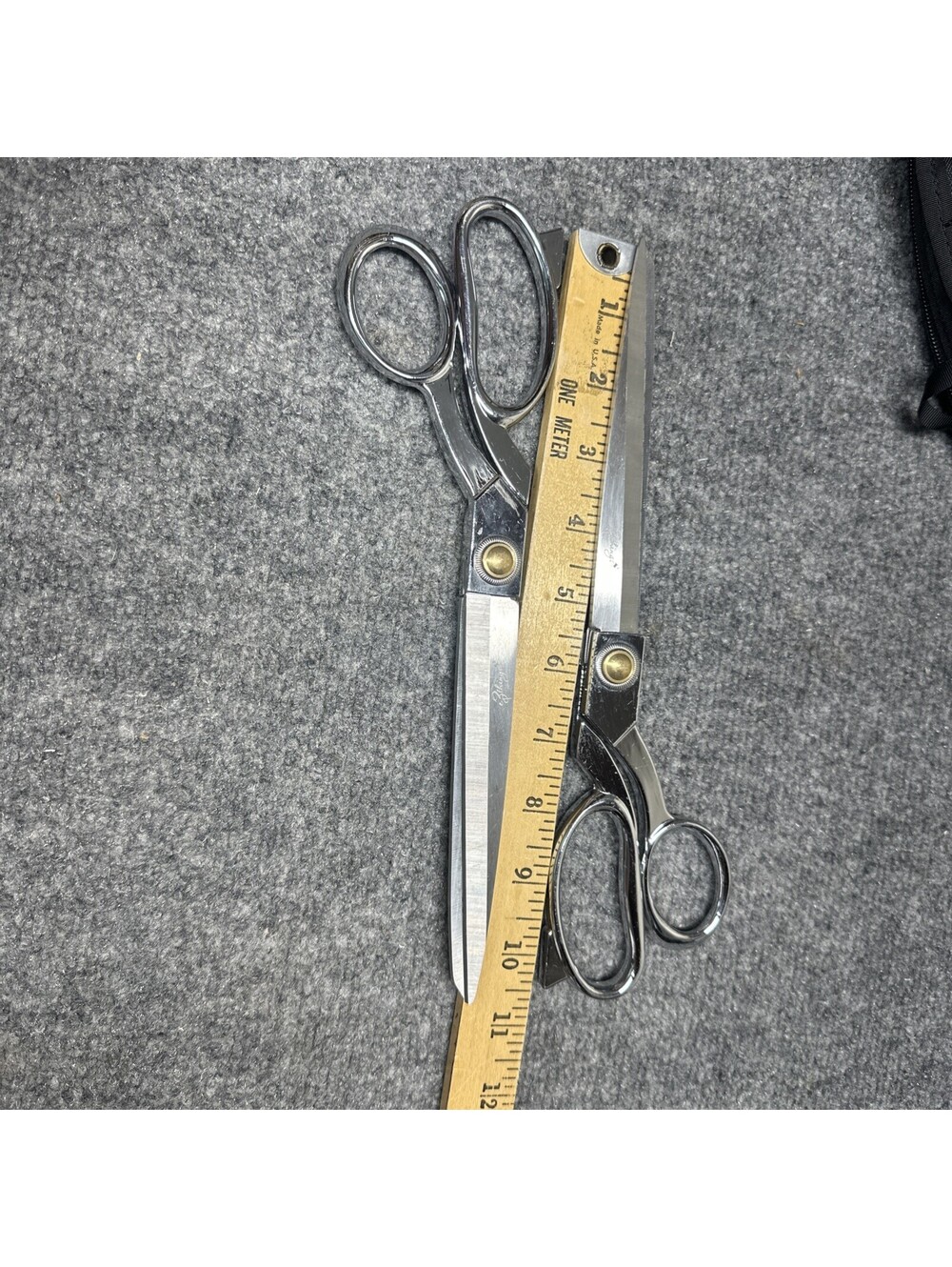 (2) EZTHING  Scissors 10" Sewing Dressmaking Upholstery Fabric Cutting  Shear